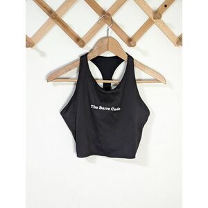 The Barre Code Black Sports Bra Tank Top